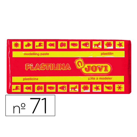 PLASTILINA JOVI REF.71 VERMELL 150gr.