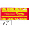 PLASTILINA JOVI REF.71 VERMELL 150gr.