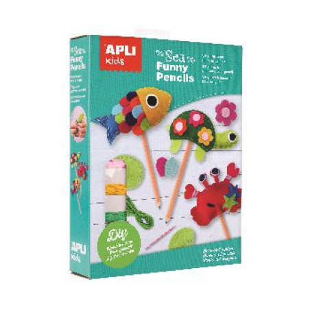 MANUALITATS KIT FIELTRO ANIMAL FUNNY PENCILS APLI 13813