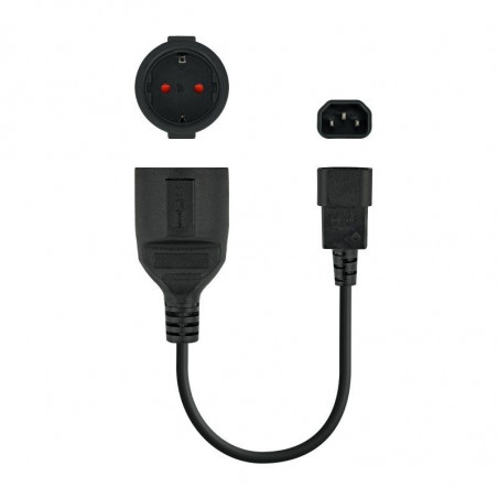 CABLE 220v SHUCKO (F) / SAI C14 (M) ADAPTADOR