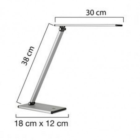 LAMPARA LED SOBRETAULA INTENSITAT GRADUABLE