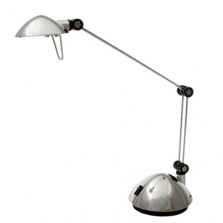 LAMPARA TAULA HALOGENA 20w ALVENDRO PLATA
