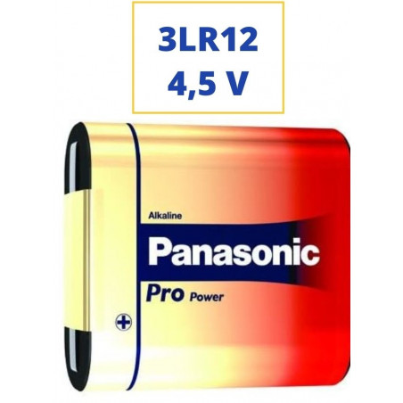 PILA PANASONIC ALKALINA 3LR12 4,5V. PETACA