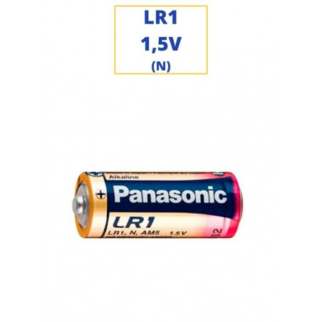 PILA PANASONIC ALKALINA LR1 1,5V. (N)