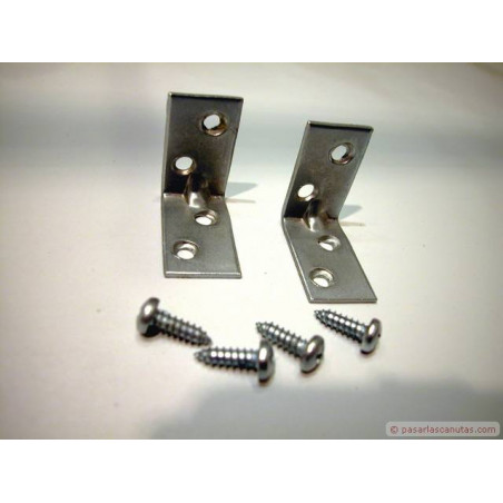ESCAIRE FERRO 50x50 (4u. + TORNILLOS) (FEX)