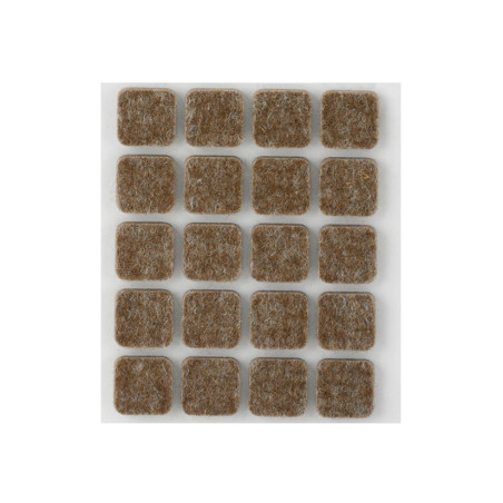 PROTECTOR FIELTRO 017x17mm MARRO (20u.) (FE)