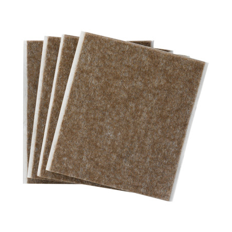 PROTECTOR FIELTRO 100x85mm MARRO (04u.) (FE)