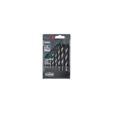 BROCA PARED JOC 5u 4-5-6-8-10mm PUNTA CARBUR (FE)
