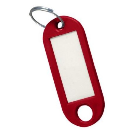 CLAUER IDENTIFICACIO 55x20mm VERMELL