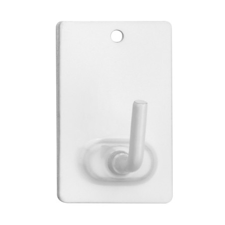 GANXO ADHESIU 20x40 METALIC BLANC (2u) (FE)