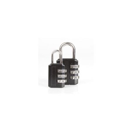 CADENAT / CANDADO 30mm COMBINACIO 3D NEGRE (FE)