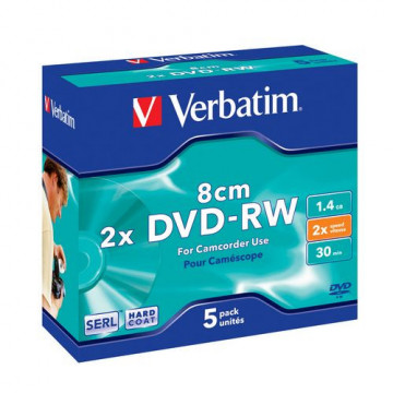 DVD -RW VIDEOCAMARA 1.4GB 30 MIN 8CM.