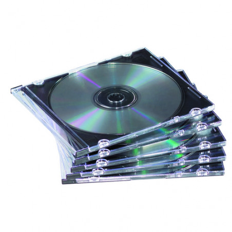 CAIXA BUIDA CD'S (CAP. 1 CD) SLIM IMATION