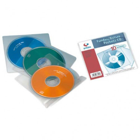 FUNDA CD'S INDIVIDUAL PPL (10u)