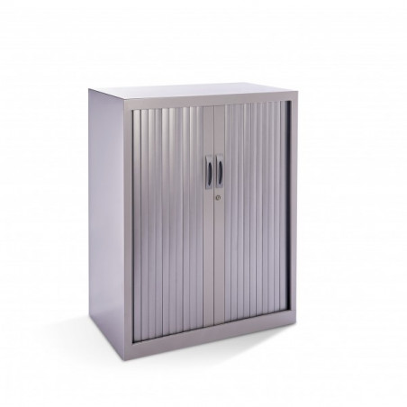 Armario metálico puertas persiana 80x105x45 gris