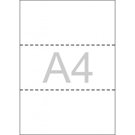 PAPER DIN A4 BLANC TREPAT REBUT 80gr. (500fulls)