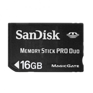 Tarjeta memoria Stick Pro Duo 16 GB. SANDISK