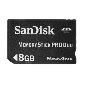 Tarjeta memoria Stick Pro Duo 8 GB. SANDISK