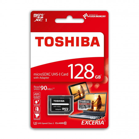 MEMORIA TARGETA MICRO SD 128GB 100MB/s