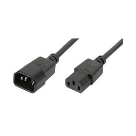 CABLE CORRENT PC, ETC.  (M) / PC,ETC. (F) 1,5m ALLARGO