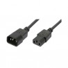 CABLE CORRENT PC, ETC.  (M) / PC,ETC. (F) 1,5m ALLARGO