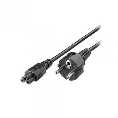 CABLE CORRENT SHUCKO (M) / IEC320 C5 (M) TRANS. TREBOL 1,5m