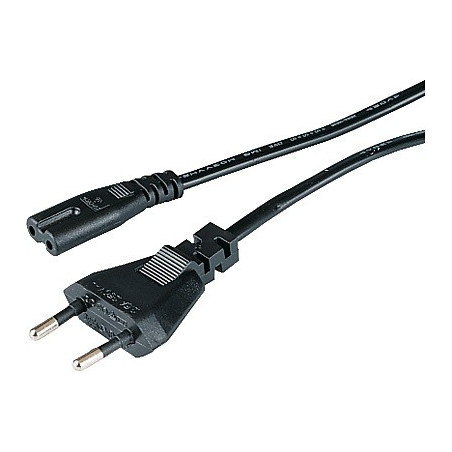 CABLE CORRENT TIPUS 8 IEC C7 (M) / RADIO,ADAPT 1,8m