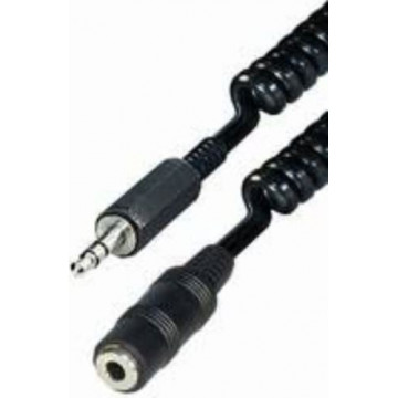 CABLE ESTEREO 3,5 (M) / ESTEREO 3,5 (F) ALLARGO RIÇAT 1-3m
