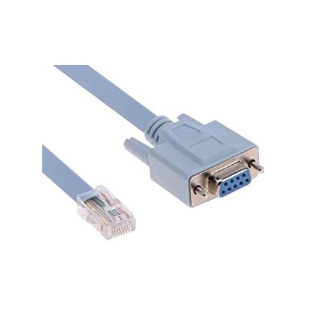 CABLE RJ45 (M) / 232SERIE (F) RED 1.8m