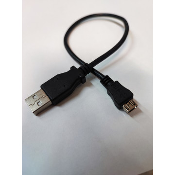 CABLE USB (M) / MINI USB (F) 0,3m (ALLARGO)