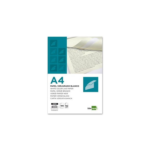 PAPER DIN A4 VERJURADO 100 GR. (100u) BLAU (ABO) PAPER DIN A4 VERJURADO 100 GR. (100u) BLAU (ABO)