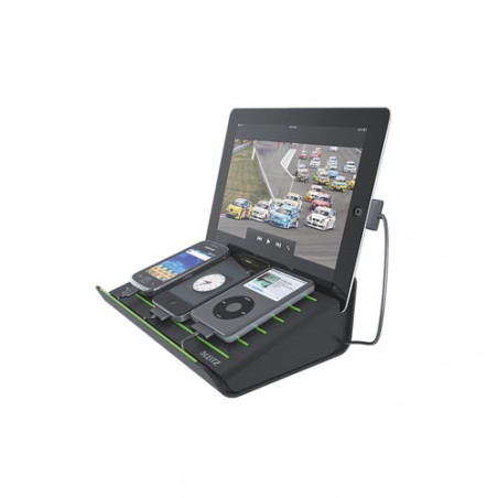 CARREGADOR USB MULTIPLE LEITZ (4 DISPOSITIUS) NEGR