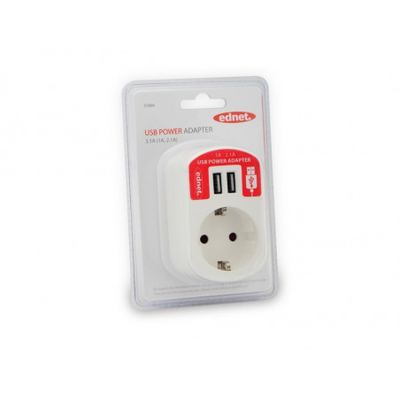 ADAPTADOR 220v A 2 USB (FE)