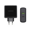 ADAPTADOR 220v SORTIDA USB QC3.0 100/240V 18W CARGA RAPIDA