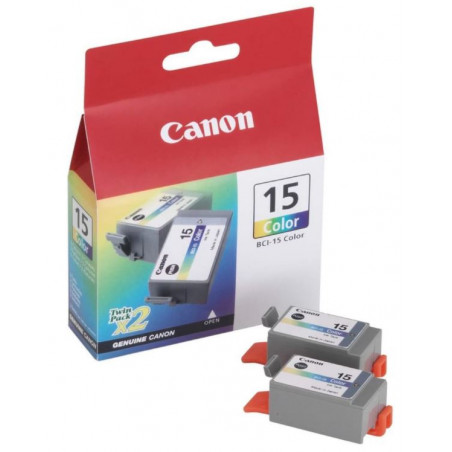 CARTUTX CANON (BCI15CL)(8191A) COLOR (2u.)