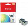 CARTUTX CANON (BCI16CL)(9818A) COLOR (2u.)