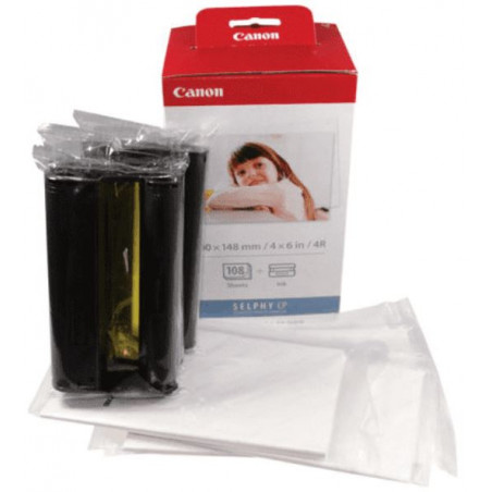 CARTUTX CANON (KP108IN)(3115B) TINTA+108f 10x15 (CP100/CP200)