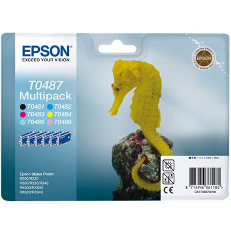 CARTUTX EPSON (T048740) PACK 6 COLORS