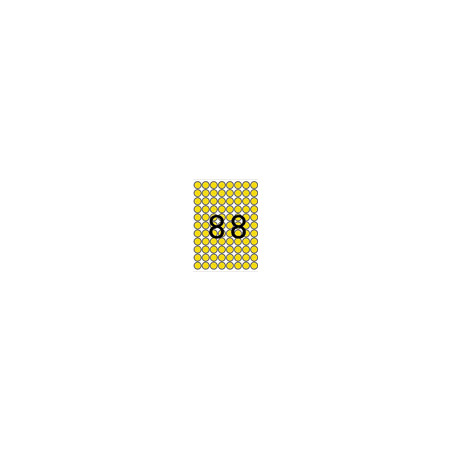 ETIQUETES A5 C.GROC DIAM.16 (008f/88ef) APL12097