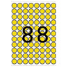 ETIQUETES A5 C.GROC DIAM.16 (008f/88ef) APL12097