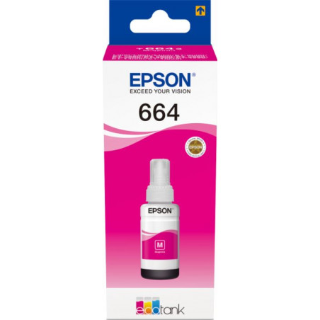 CARTUTX EPSON (T6643)(664) MAGENTA 70ml 6.500f ECOTANK
