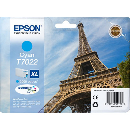 CARTUTX EPSON (T7022) CIAN
